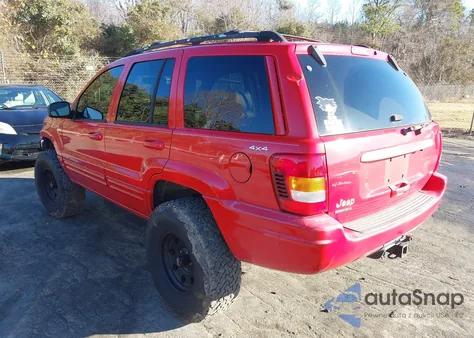 2001 Jeep Grand Cherokee Limited from USA, damaged, VIN 1J4GW58N91C613397